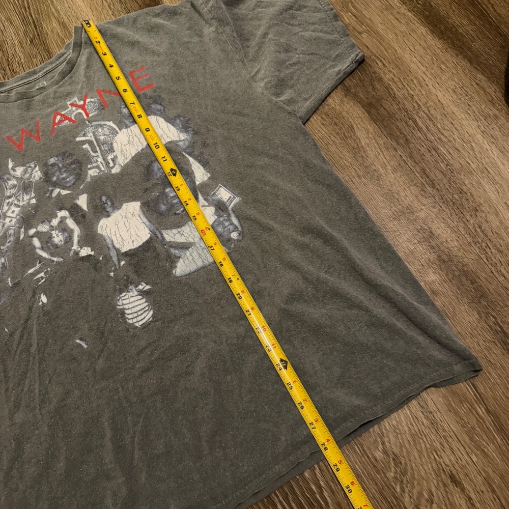 Lil Wayne T-Shirt Mens XXL Gray Best Rapper Alive Graphic Rap Hip Hop Short S - Picture 8 of 8